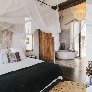The Haven Room – warm, tranquil retreat room with King or twin beds